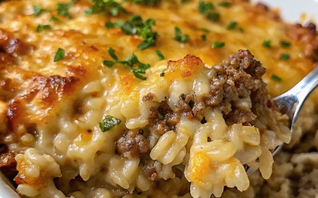 Käse Hackfleisch Reis Auflauf