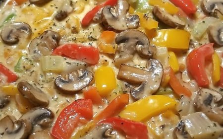 Herrliche Gemüse Sahne Pfanne