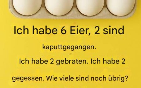 Wie viele Eier sind noch übrig? Das Rätsel, das 99 % der Menschen verwirrt
