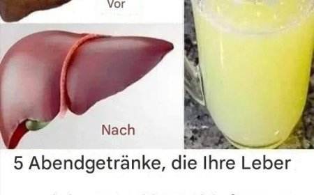 5 Getränke vor dem Schlafengehen, um Ihre Leber zu reinigen und Fett zu verbrennen