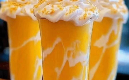 Mango Coconut Milkshake – Tropischer Genuss im Glas