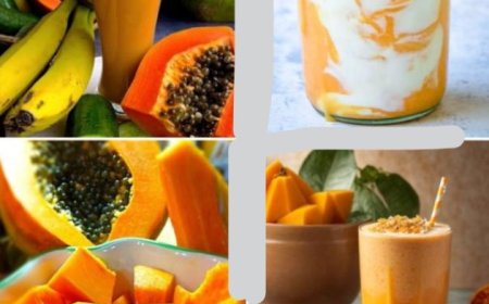 Leckerer Papaya Smoothie: