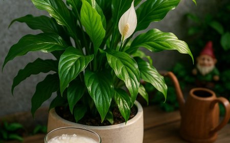 Friedenslilie, nur mit dieser Zutat, blüht sie bis zu 10 Jahre in Folge