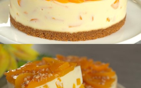 Pfirsich-Käsekuchen ohne Backen