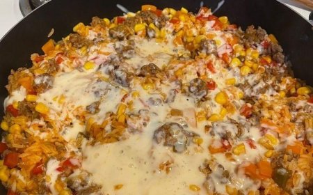 einfacher auflauf mit gefullten paprika