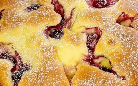 Jedes zergeht im Mund, Blitz Kirschkuchen mit Vanillepudding