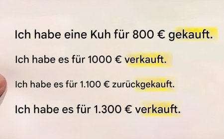 Mathematisches Kuhrätsel: Kannst du es lösen?
