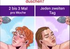 Wie oft sollten wir duschen