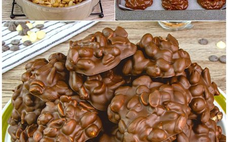 Schoko Erdnuss Häufchen