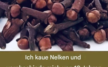 Ich kaue Nelken und verabschiede mich von 10 Jahren Diabetes. Ich gebe Ihnen das Rezept