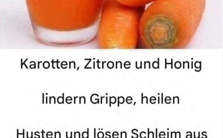 Hausgemachter Sirup auf Karottenbasis  gegen Erkältungen