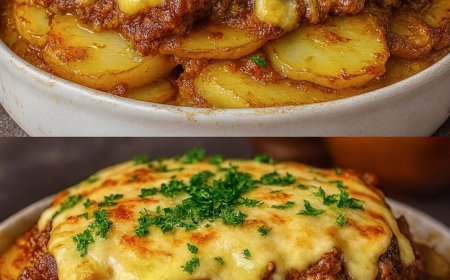 Gyros-Auflauf mit Knoblauch & Sauce Hollandaise Mediterraner Genuss aus dem Ofen