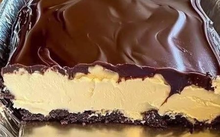 Schokoladen Eclair Kuchen ohne Backen