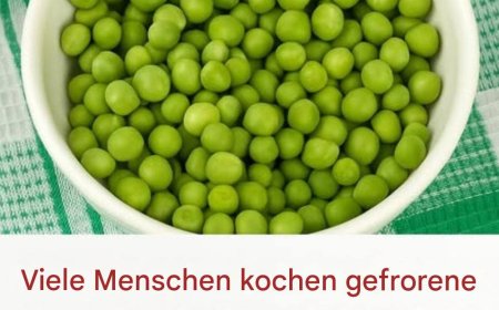 Die meisten Menschen kochen gefrorene Erbsen falsch