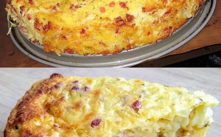 Omas Zwiebelkuchen ohne Boden, das musst du unbedingt probieren