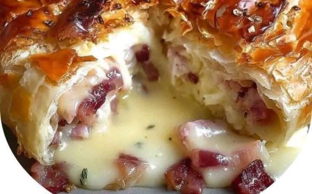 Blätterteig mit Camembert und Speck: ein Klassiker der französischen Küche