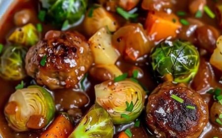 Der Wahnsinn schmeckt sooo gut, Rosenkohleintopf mit Hackbällchen