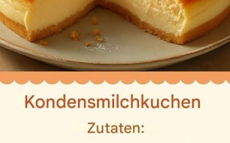Einfaches Rezept für Kondensmilchkuchen