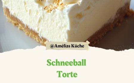 Schneeball Torte