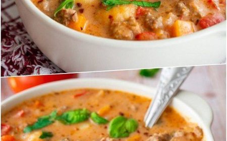 Cremige Low Carb Gnocchi Suppe   Herzhaft, sättigend und doch leicht