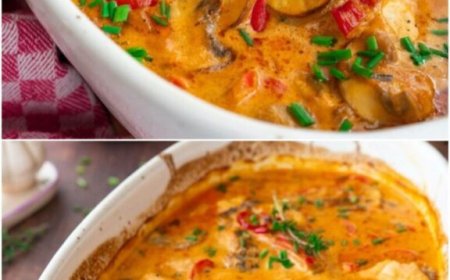 Schlemmer-Hähnchen in Paprika Rahm Soße