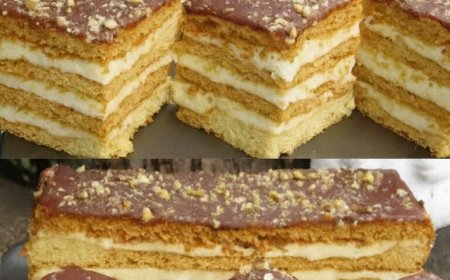 Weicher Honigkuchen mit Grießmousse – Ein traditionelles Rezept für exzellenten Geschmack