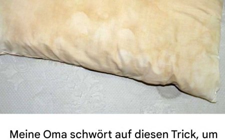 Meine Oma schwört auf diesen einfachen Trick, um gelbe Flecken aus weißen Kissen zu entfernen – so geht’s