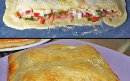 Himmel im Mund, soo lecker! Calzone mit Blätterteig