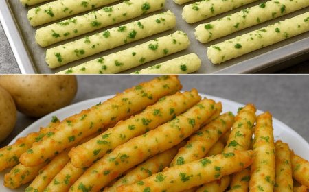 Knusprige und leichte Kartoffelsticks: Das Rezept ohne Frittieren, das den Tag rettet