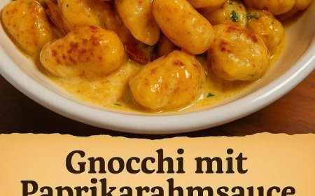Gnocchi mit Paprikarahmsauce – Cremig, herzhaft und unwiderstehlich