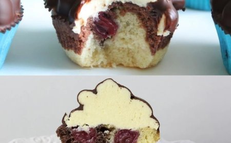 Super lecker Donauwellen Muffins