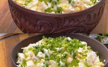 Ein altmodischer Salat, der nie aus der Mode kommt! Rezept aus den 90ern in den