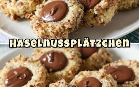 Haselnussplätzchen