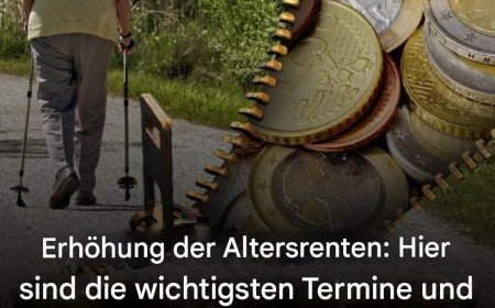 Rentenerhöhung: Der Kalender 2025-2026, den Sie kennen sollten