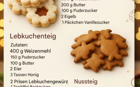 Der beste Weihnachtsplätzchenteig – 3 klassische Rezepte aus der traditionellen deutschen Küche