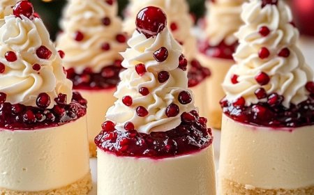 Tannenbaum Mini Cheesecakes