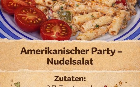 Amerikanischer Party – Nudelsalat, einfach lecker!