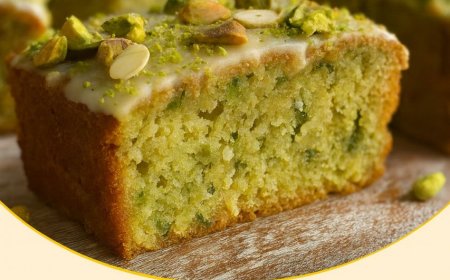 Saftigster Pistazienkuchen ever! Mit Zitrone & Mandeln – einfach himmlisch