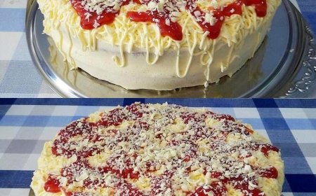 Erdbeer Spaghettieis Torte, die wird immer wieder von meiner Familie gewünscht