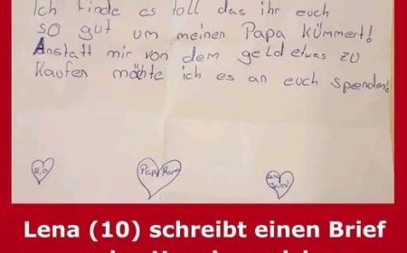 Elfjähriges Mädchen pflegt Vater im Hospiz und schreibt rührenden Brief