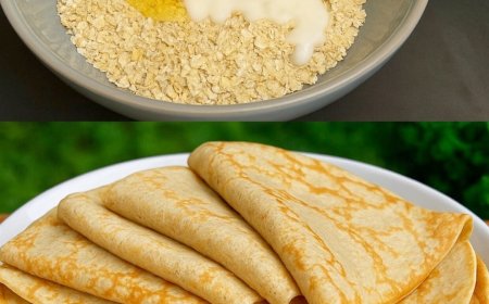 Ich mache das jeden Morgen, Haferpfannkuchen Rezept in 5 Minuten ohne Zucker und Mehl