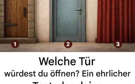 Welche Tür würdest du öffnen? Ein ehrlicher Test, der deine Persönlichkeit vollständig offenbart.