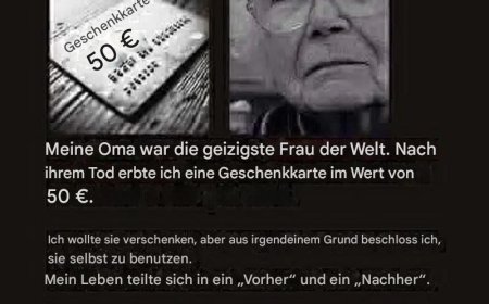 bis ich die Wahrheit hinter ihrer Geschenkkarte erfuhr.