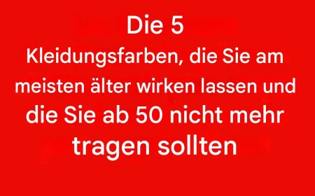 5 Farben, die Sie ab 50 meiden sollten: Sie können Ihren Teint stumpf machen