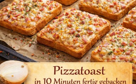 pizzatoast zum reinlegen in 3 minuten zubereitet
