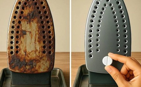 Haushaltstipp: So reinigen Sie Ihr Bügeleisen und lassen es wie neu aussehen