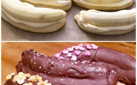Schokobananen… Wie vom Bäcker