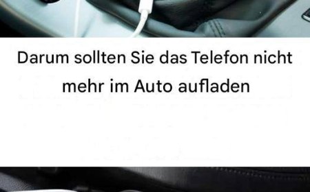Warum sollten Sie Ihr Telefon nicht im Auto aufladen?