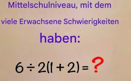 Eine Mathematikaufgabe auf Mittelschulniveau, an deren Lösung viele Erwachsene Schwierigkeiten haben