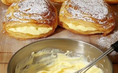 Knuspriges Gebäck mit zartem Vanilleinneren